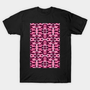 Pink Military Comouflage T-Shirt